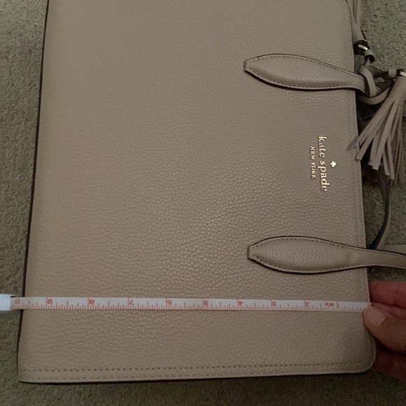 Kate Spade NWT ZIP Top Satchel Pebble Leather - Picture 8 of 9